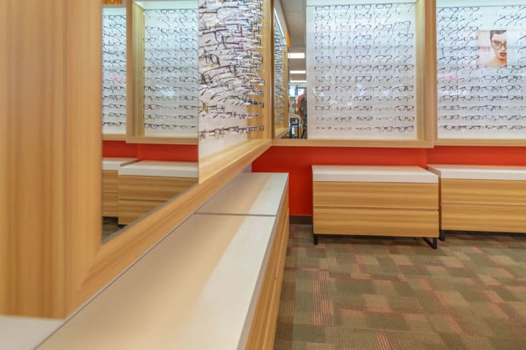 Stanton Optical - Inside store - Remodeling