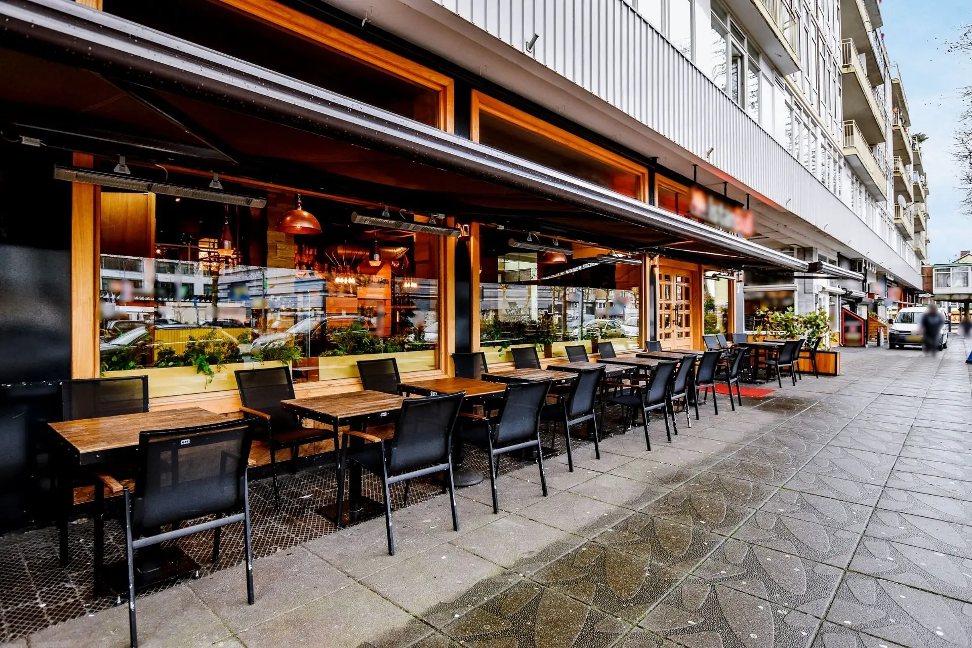 Outside of a Restaurant