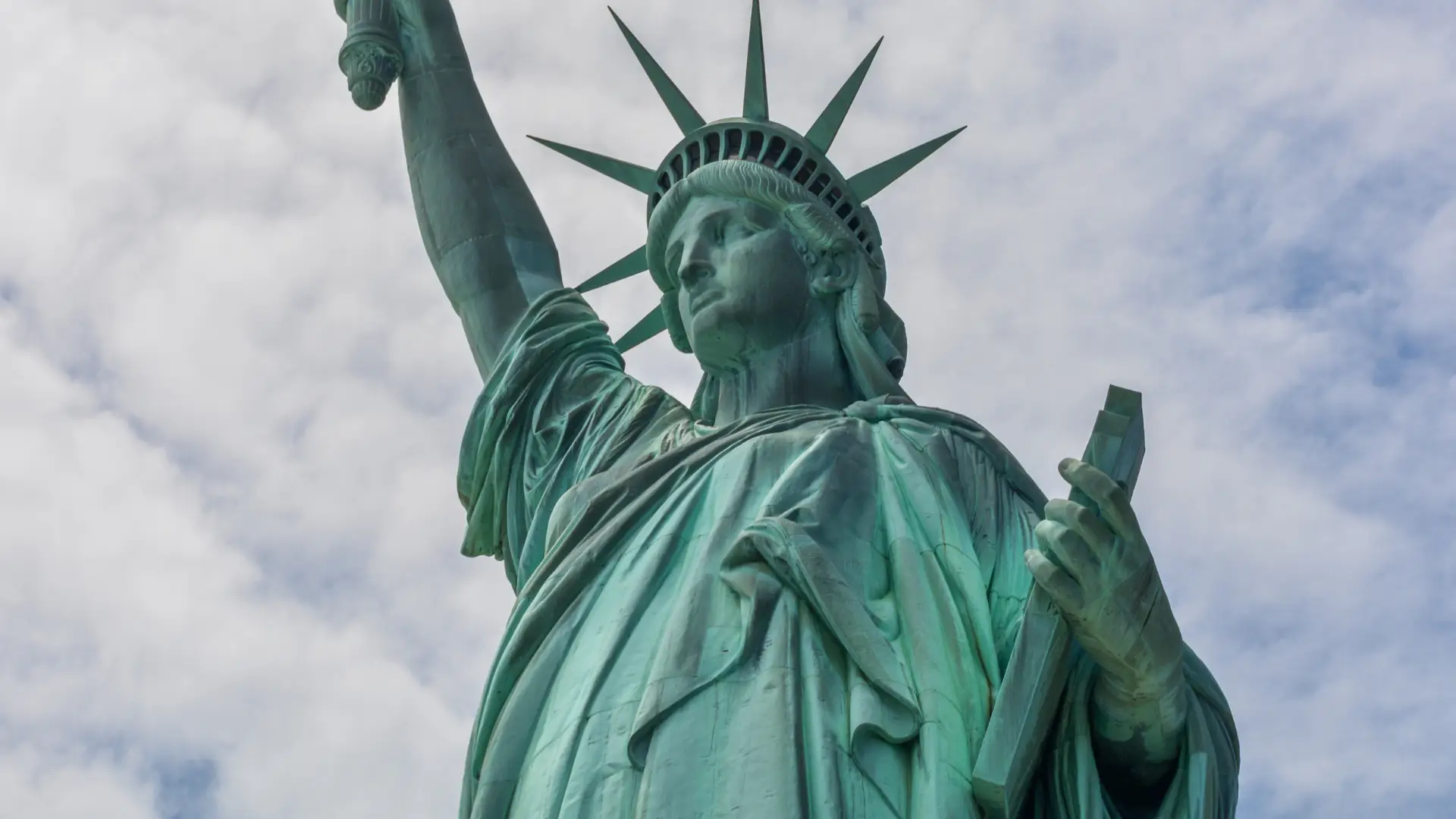 the Statue of Liberty